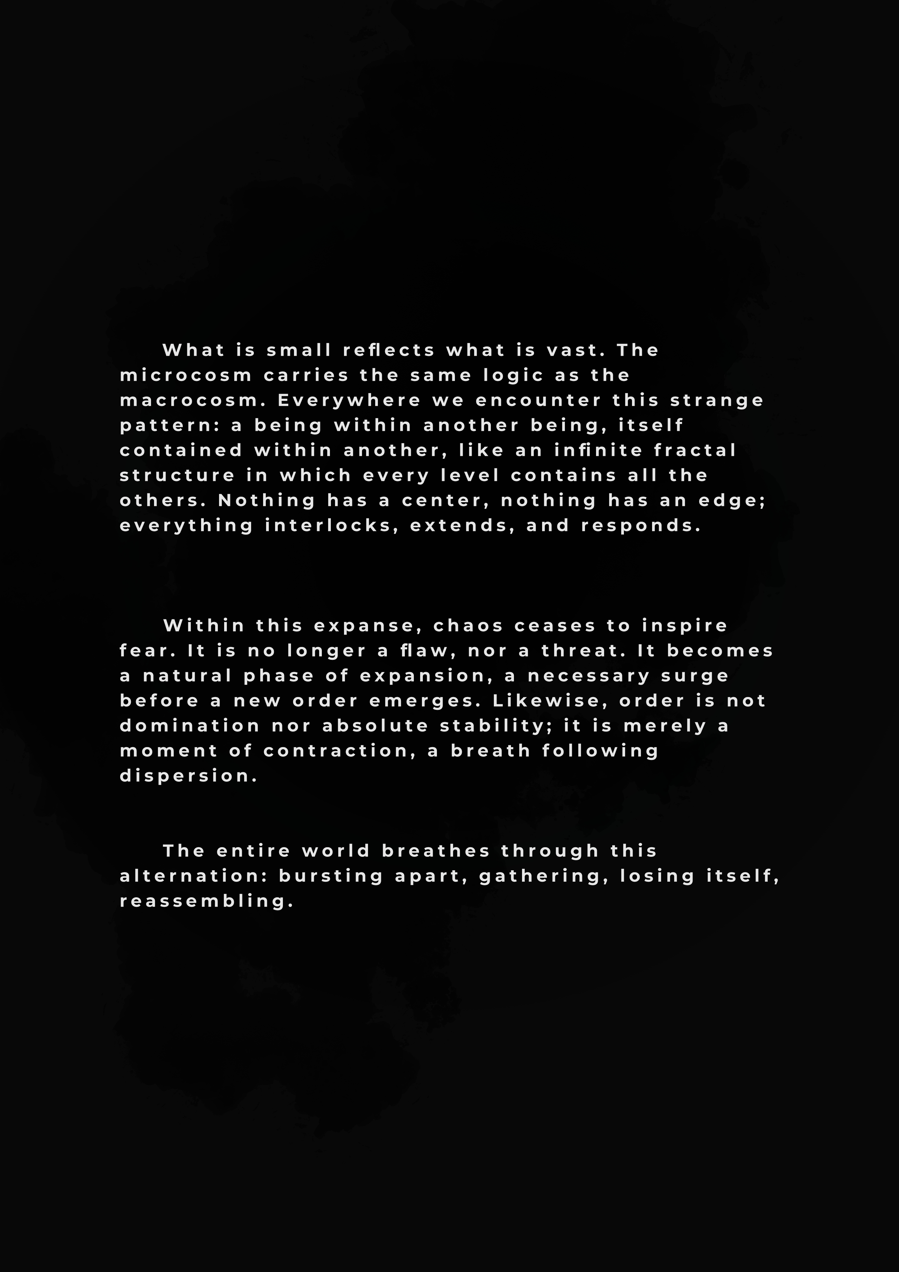 Silent Knowing page 2 in English – matter as slowed energy and living continuum