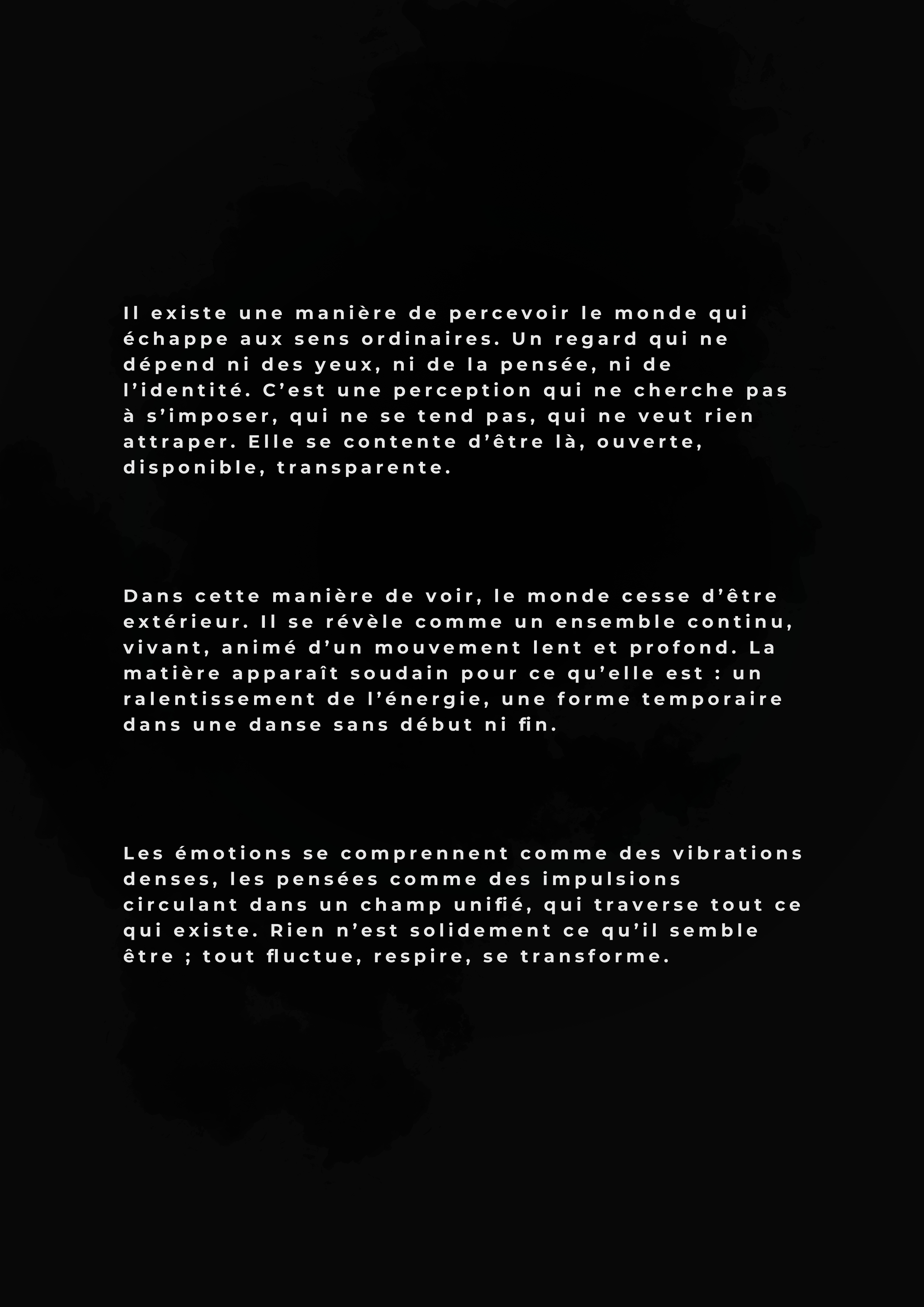 Silent Knowing page 1 en français – une manière de percevoir le monde hors des sens ordinaires