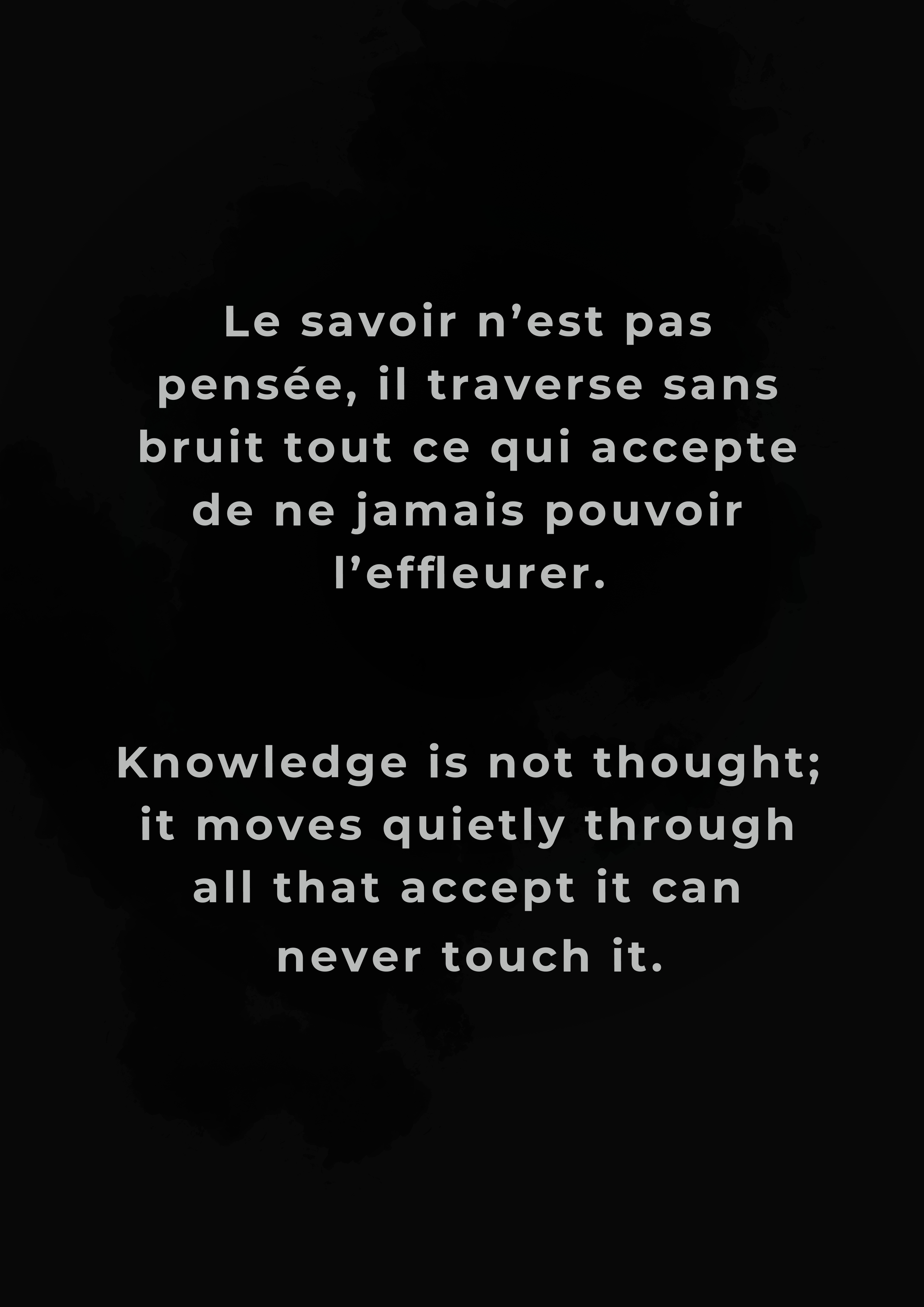 Silent Knowing introduction – knowledge moving quietly beyond thought